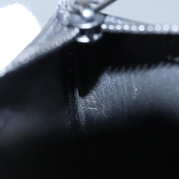 LOUIS VUITTON Aerogram Pochette Cles Coin Purse Black - Picture 10 of 16
